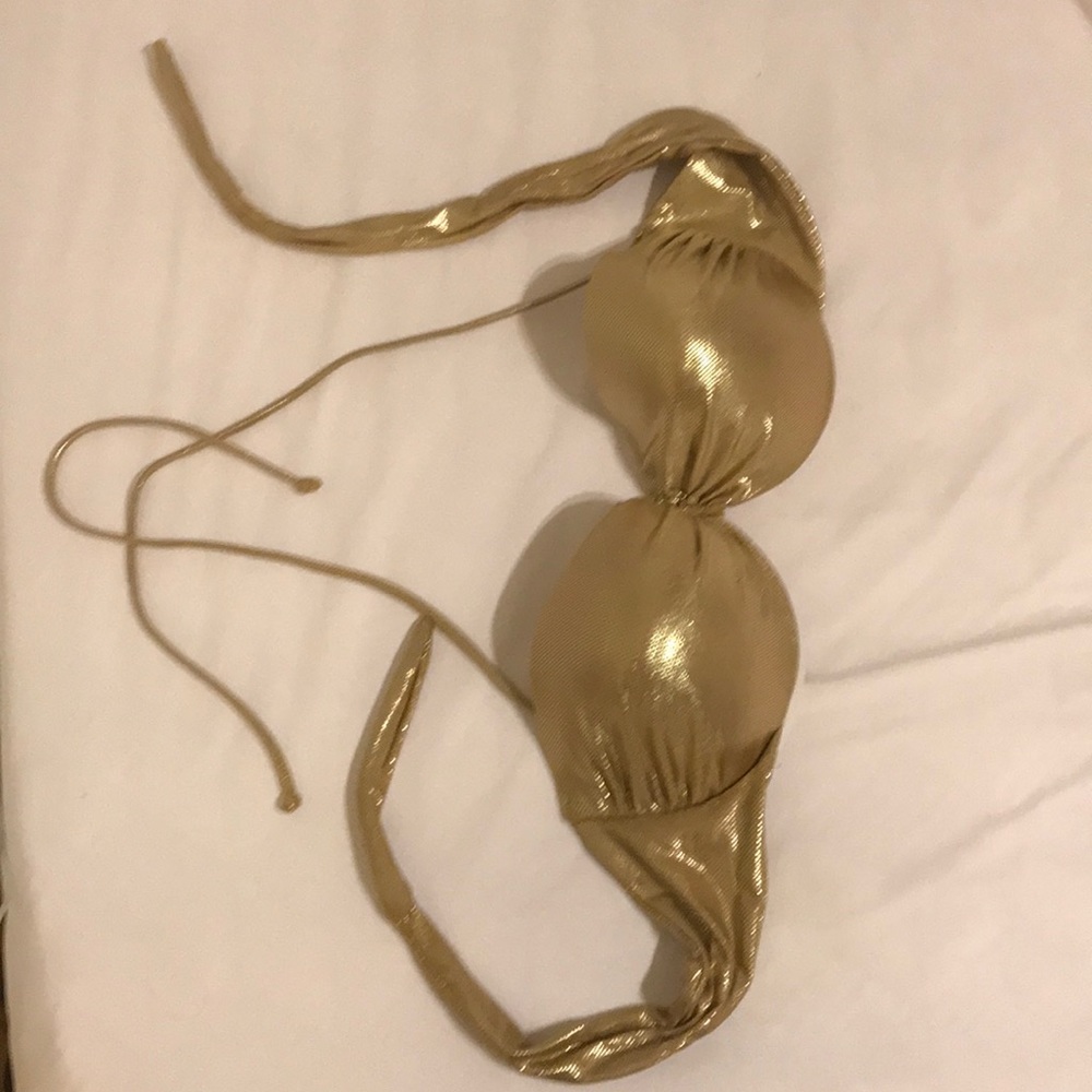 Gold Victoria’s Secret Swimsuit (Top)